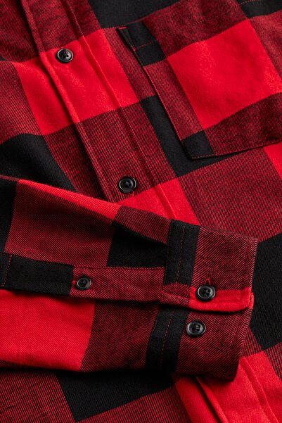H&M Relaxed Fit Flanel Gömlek