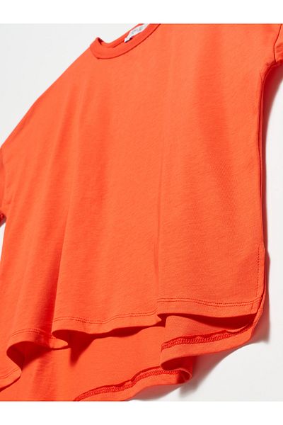 Dilvin 30123 Oversize T-shirt-red