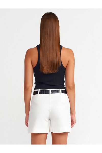 Dilvin 20810 Black Crop Top