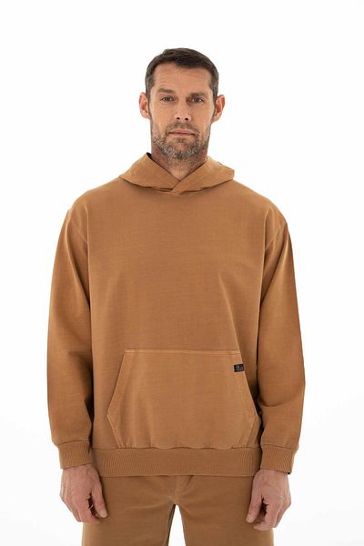 Arma Ανδρικό φούτερ Şehzadeli Brown Oversize Hooded Y 25254376601