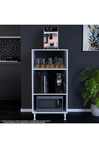 Modilayn Silva 59,6 X 119,2 X 56 Cm Ankastre Fırın Ve Mutfak Dolabı