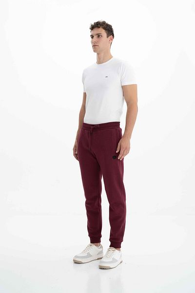 Arma Ανδρικό κόκκινο Basic Large Size Normal Leg Sweatpants K 26174849901