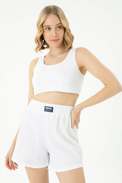 U.S. Polo Assn. Women's White Bustier 50264217-Vr013