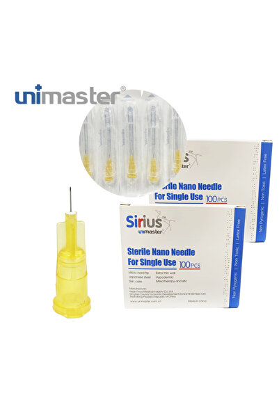Unimaster Mezoterapi İğnesi 34 G x 1,5 mm 100 Adet