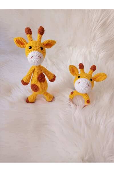 Toyscity Zürafa Çıngırak Yenidoğan Seti
