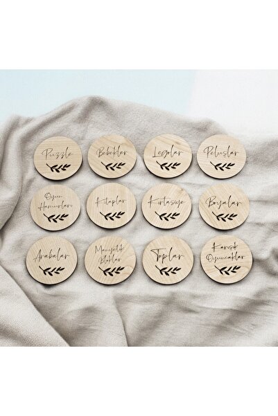 Chirpy zeytin  dalı figürlü dolap etiketi