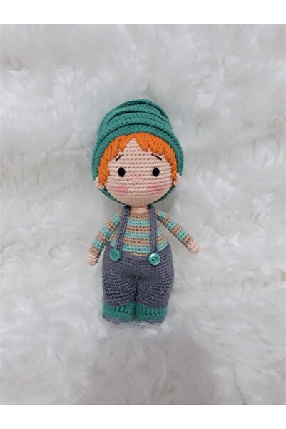 Toyscity Yeşil Jeremy Bebek Amigurumi Örgü Oyuncak
