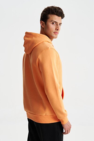 Arma Чоловічий помаранчевий світшот прямого крою з капюшоном і кишенями 3 нитки K28254627501