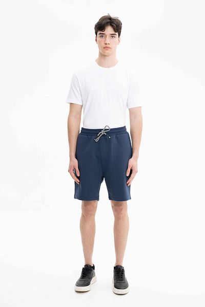 Arma Ανδρικό κοντό σορτς Indigo Regular Fit 3 νημάτων χωρίς ανάγλυφο K 26504278801