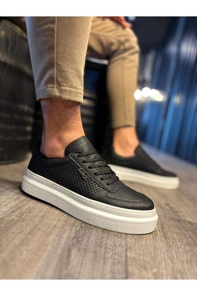 BilfolD Casual Shoes Black (White Sole)