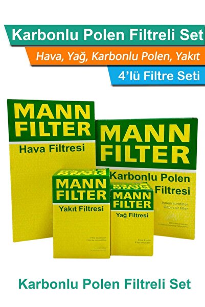 Mann-Filter Seat Leon 1.6 Tdi Filtre Bakım Seti 2013-2019