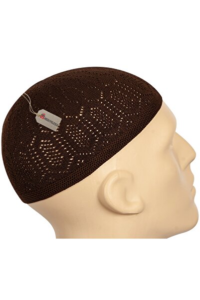 Hediyeleşin Καπέλο προσευχής MERCAN, Εύκαμπτο καπέλο πλεκτό μηχανικά - 12 τεμ...