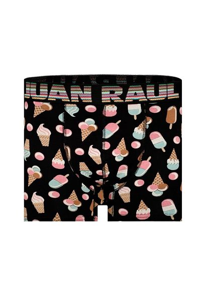Juan Raul Men's Ice Cream Patterned Boxers - 95% Cotton 5% Lycra - DB172