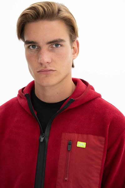 Arma Men's Relax Fit Hooded Sweatshirt - Zipper Pocket K 26324674401