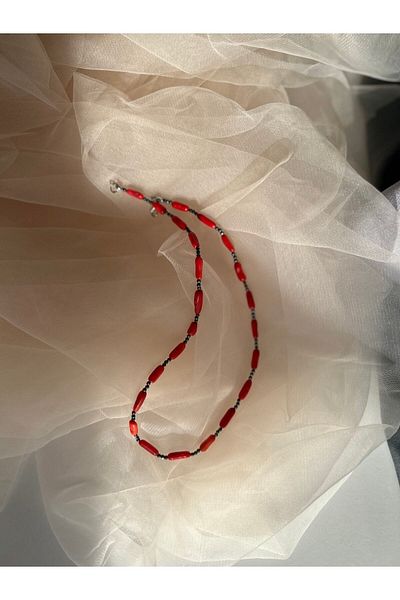 Doğaltaş Coral Necklace