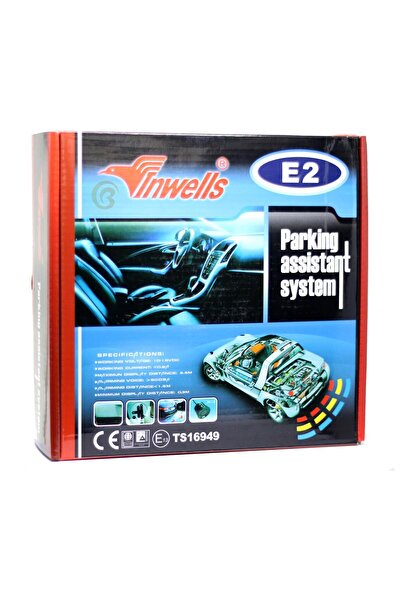 Inwells Park Sensörü E2 Ekranlı Ses İkazlı Gri