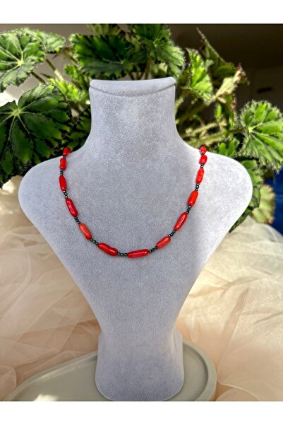 Doğaltaş Mercan Kolye