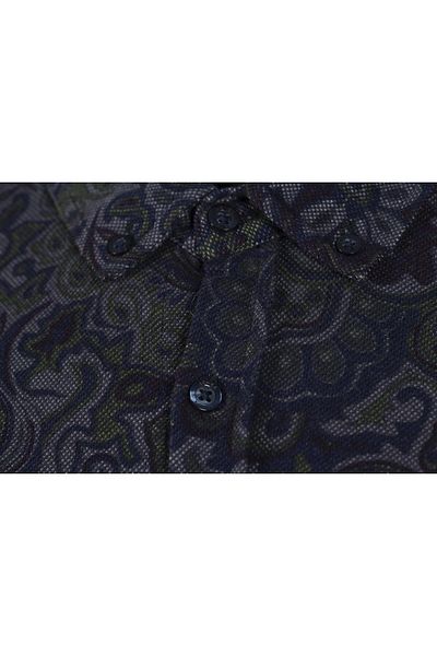Arma Мъжка риза с шарка индиго K8gko1050