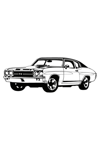 Allivo ملصق سيارات كلاسيكية موديل 10، ملصق خاص جديد عالي الجودة، مقاس 25 × 10 سم