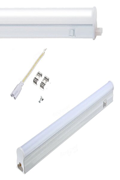 Lamptıme T5 LedBant Armatür 12W 90Cm Beyaz Işık Anahtarlı 301643