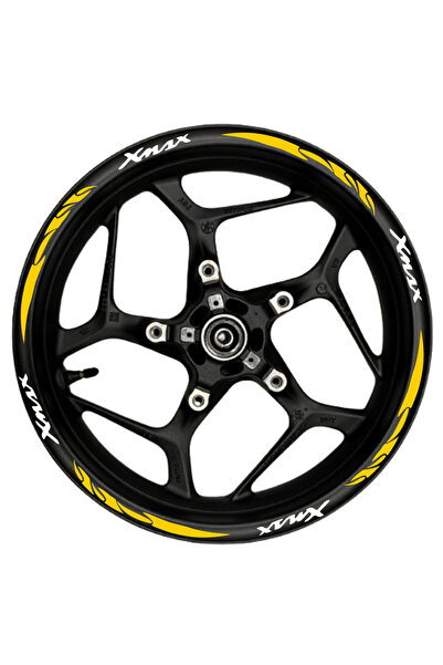 Depozee Xmax Beyaz yazılı turuncu reflektif pençe şeritli