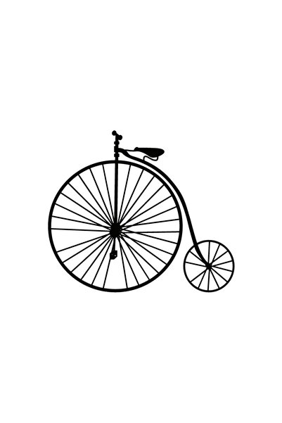 Generic Brand Classic Bicycles Model 1 Auto Special New Sticker 30 X 27 cm