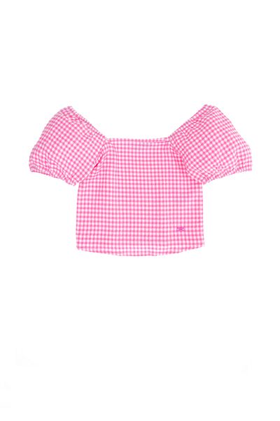 U.S. Polo Assn. Girl's Pink Short Sleeve Shirt 50264230-Vr041