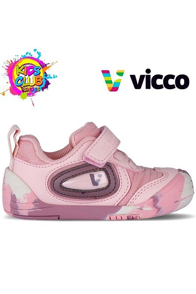 Vicco Uni Ortopedic First Step Baby Copii Pantofi Sport Pudră