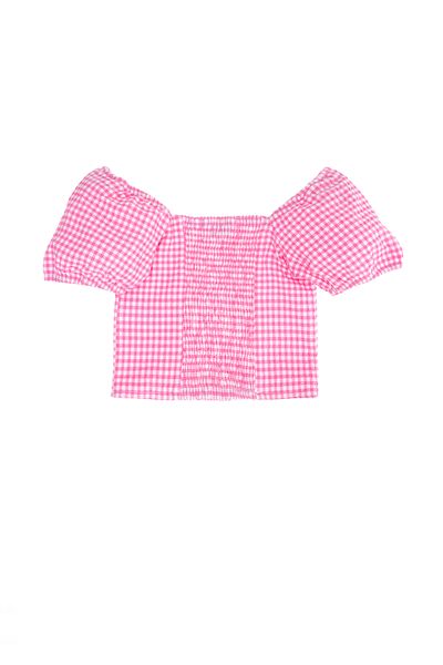 U.S. Polo Assn. Girl's Pink Short Sleeve Shirt 50264230-Vr041