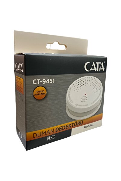 Cata Kablosuz Pilli Duman Dedektörü CT-9451