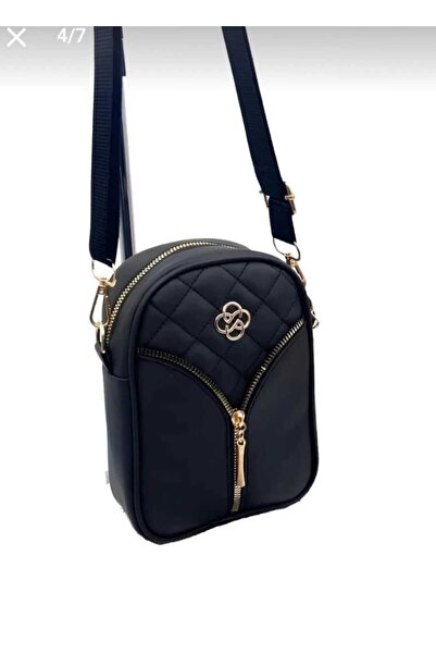 Skygo SİYAH MİNİ BOY KAPİTONE OMUZ ÇANTASI