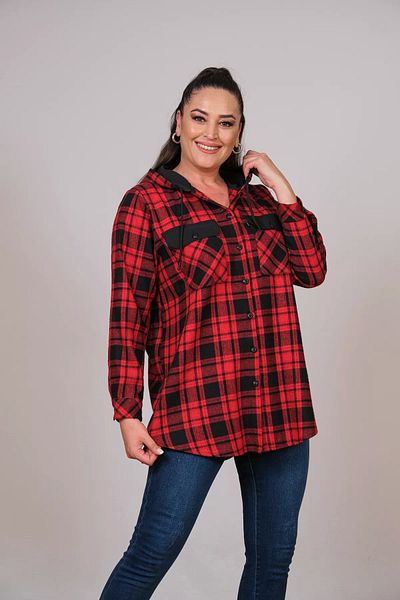 Lady Majestic Hooded Large Size Women's Shirt