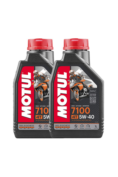Motul 7100 4t 10w40 1 Litre - %100 Sentetik – 2 ADET
