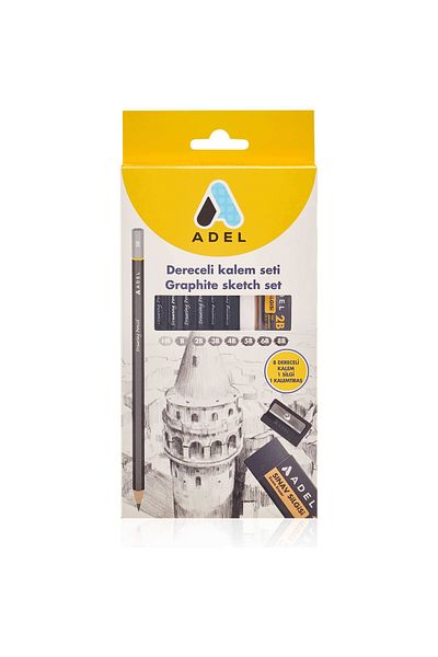 Adel Graded Pencil Set 10 Pieces