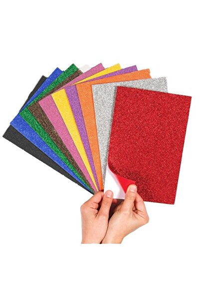 BBÇK لاصق لامع إيفا A4 10 قطع