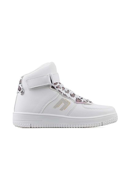 KCMN Pantofi de baschet Glaxy Cool Bigmas Tall Beijing Throat pentru copii - ALB-LEOPARD