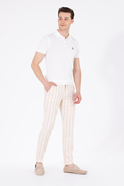 U.S. Polo Assn. Erkek Camel Kanvas Pantolon 50264283-VR015