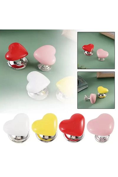 FITEV Toilet Bowl Flush Button Heart Designed