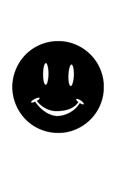 Generic Brand ملصق Smiley Emology Auto الجديد الخاص مقاس 30 × 27 سم