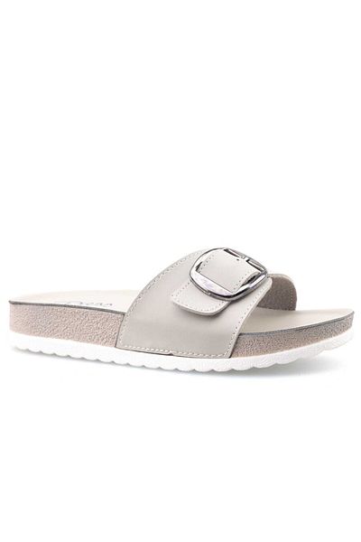 Ayzen Bej Beyaz 36-40 Comfort Terlik
