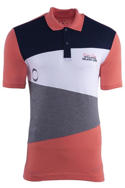 Arma Tricou portocaliu cu gât polo pentru bărbați Y 21374273501