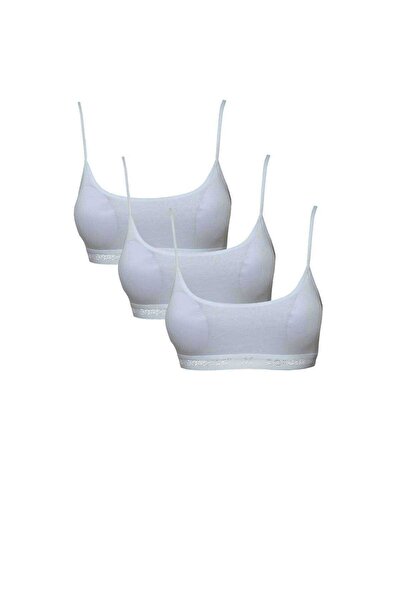 toyigoo White Bustier with Pad and Rope Strap, 3 Pieces