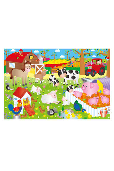 Galt Obří podlahové puzzle - Farma, 30 dílků
