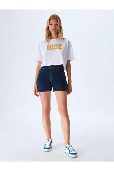 Ltb Larıss High Waist Jean Shorts