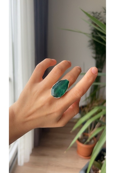 Doğaltaş خاتم العقيق الأخضر