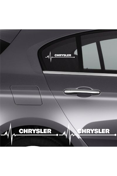 bol bol cesitler Accessory Auto Rhythm Sticker Compatible for Chrysler Concorde 2 Pieces 20*9 Cm