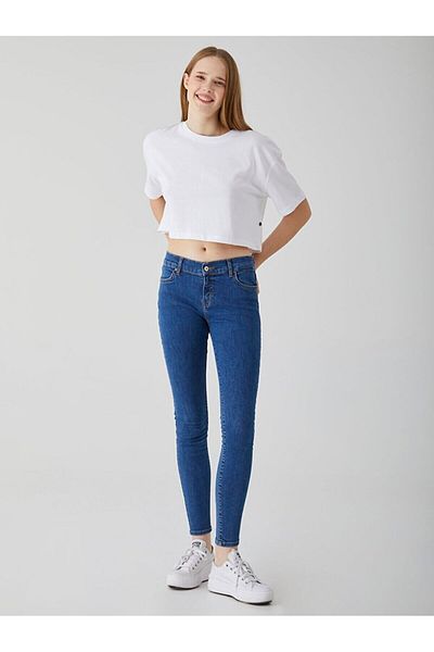 Ltb Pantaloni super skinny Lonia Tall Mid Rise