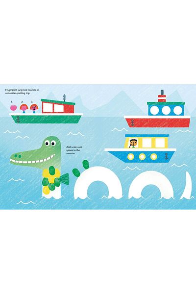 Usborne Fingerprint Activities: Monsters