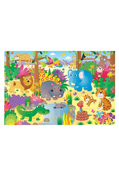 Galt Giant Floor Puzzle - Jungle 30 Parça
