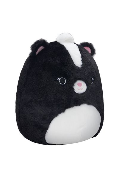 Squishmallows Squishmallow Fuzzamallows Selma Black & white Skunk 12inches